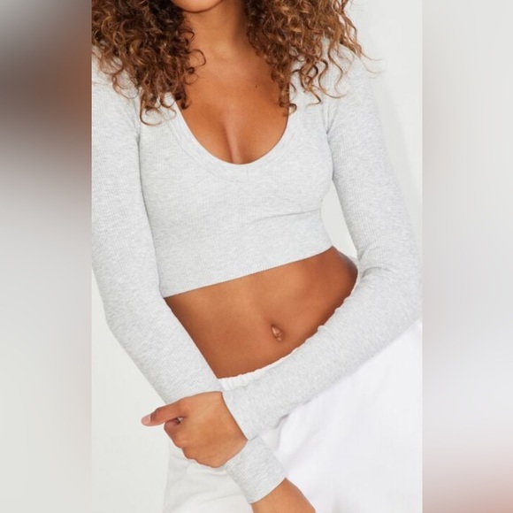 Garage LARGE Sonia Seamless Long Sleeve Plunge - Picture 2 of 2